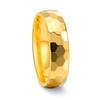 Comercio electrónico transfronterizo nuevo anillo de acero de tungsteno de 6 MM de ancho con diseño de flores en lote anillo de joyería de oro de tungsteno simple y brillante para pareja