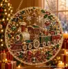 Adorno Brillante para Ventana DIY Atrapasoles Navideño Set de Decoración Colgante Diamond Art