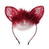 Acessórios de roupa íntima divertidos Faixa de cabelo de orelhas de gato coreanas festa de feriado fofo mulheres grampo de cabelo decorativo orelhas de coelho atacado