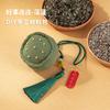 Colgante de Bolsita Aromática del Festival del Bote del Dragón, Regalo Repelente de Mosquitos de Ajenjo, Kit de Materiales Hechos a Mano para DIY de Caqui, Adorno Colgante al por Mayor