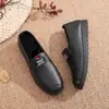 Couro macio fundo macio sapatos de mãe planos resistentes ao desgaste à prova d'água laço sapatos de trabalho grupo de compra de microempresa ao vivo uma geração de cabelo