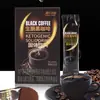 Fibra Mágica Café Preto Cetogênico Refeição Saciedade Café Instantâneo Bebida Sólida 200g Café em Pó com Enzima Retardante de Chama Atacado