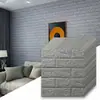 CTZS Papel de Parede de Espuma 3D Tijolo Adesivo de Parede Tijolo Relevado Minimalista Contemporâneo Autoadesivo Impermeável à Prova de Mofo Para Decoração de Parede de Sala de Estar Quarto 38,5cmx35cm