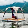 Tienda de Agua Equipo de Camping Plataforma Flotante Inflable Esterilla Flotante Fila Flotante Ocio Marino Alfombra Mágica Pesca en Agua Plana Venta Directa