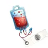 Nuevo Clip de Insignia para Bolsa de Sangre Médica Acrílico Plano Transfronterizo, Portatarjetas de Identificación, Clip Retráctil de Fácil Extracción