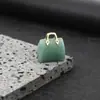 Bolsa de Mão Mini Pedra de Cristal Natural Amethyst Pingente DIY Estilo Ins Decoração de Cristal Rosa Criativo Atacado