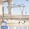 Tendedero plegable, de pie, para uso doméstico, multifuncional, apto para balcones y uso en exteriores, tendedero extensible, perfecto para secar mantas