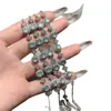 Venta al por mayor del fabricante: Pulsera de Jade Azul Natural Xiaohongshu con Incrustaciones de Plata S925, Diseño Fresco y Delicado