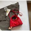 Bolso de Mano con Correa de Lazo Transfronterizo 2026 Primavera Nuevo Moda Coreana Simple Casual Bolso Dumpling de Gama Alta