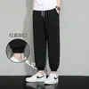 Pantalones deportivos casuales de verano para hombre, primavera y otoño, pantalones casuales de verano, pantalones de chándal, sueltos, con cordón en el tobillo, largos, modernos