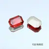 Rinestones Brillantes para Uñas Dongzhou 8*6MM Rectangulares Octagonales de Fondo Puntiagudo Rinestones Accesorios para Aretes DIY Nuevos Rinestones de Cristal K9