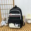 Mochila Escolar de Design Exclusivo para Estudantes Universitárias Simples Versátil Mochila para Computador de Grande Capacidade Leve Mochila para Alunos do Ensino Fundamental Moderna