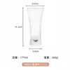 Vaso de Cerveza Turquesa Personalizado Lujo Accesible Bar de Alta Gama Vaso para Cerveza de Trigo Artesanal Soporte Vaso Gran Capacidad