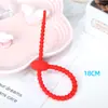 Venta al por mayor de fabricantes de bridas de datos multifuncionales con diseño de hebilla tipo pasador reutilizable para cables de red, hechas de silicona