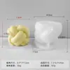 Molde de Vela de Bolas de Hilo Jiahuimei Vela de Nudo DIY Vela Espiral Aromaterapia Jabón Artesanal Molde de Silicona
