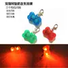 Colgante luminoso LED para mascota anti-pérdida listado joyería para perro flash de seguridad etiqueta de perro hueso escribible