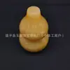 Calabaza de Jade Amarillo Natural para Atraer Riqueza, Feng Shui, Regalo de Inauguración, Vestíbulo, Oficina, Sala de Estar, Adorno de Jade, Regalo Decorativo