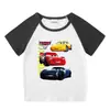 Roupa de Verão Nova Infantil para Menino Roupa de Duas Peças Casual Esportiva Shorts de Ciclismo Camiseta de Manga Curta Shorts