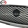 Adecuado para 2009-2011 XF XFR parrilla delantera malla negra cromada C2Z14892