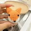 Llavero de lana hecho a mano con ganchillo, oso cachorro creativo, adornos para bolso, accesorios de ganchillo, colgante pequeño de punto DIY
