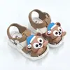 Sandalias para Niños Pequeños, Diseño de Oso 3D, Sandalias Cerradas para Niños Pequeños, Suministro Directo de Fábrica de Verano, Venta al por Mayor para Comercio Electrónico de Exportación