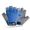 Guantes Deportivos de Medio Dedo con Protección Solar y a Prueba de Sudor para Niños y Niñas, Guantes de Bicicleta de Seda de Hielo Transpirables Antideslizantes para Niños