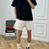 Shorts Masculino Verão Pesado Estilo Americano Roupa Externa Shorts Casuais Masculino e Feminino Ins Solto Versátil Calça Esportiva Bordada