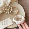 Un Conjunto de Pulseras Divinas~ Pulseras de Ala Ancha de Moda y Versátiles para Mujer, Pulseras Multicapa Color Dorado Estilo Vacaciones para Primavera y Verano