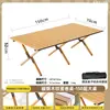 Mesa Dobrável para Exterior, Mesa Tipo Rolinho de Ovo, Equipamento Portátil para Piquenique e Camping, Suprimentos de Jardim, Mesa para Churrasco, Leve