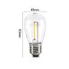 Led Filamento Atacado Edison Decorativo S14 Lâmpada Vintage Imitação de Vidro Criativo Filamento de Tungstênio Paisagem Ao Ar Livre Luz de Acampamento