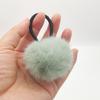 Otoño e Invierno Imitación Piel Bola de Pelo Grande Cuerda para el Cabello Linda Imitación Pelo de Conejo Felpa Cuerda para la Cabeza Niña Anillo para el Cabello de Bola Banda de Goma Accesorios para el Cabello