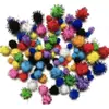 Brinquedos de educação e ciência para jardim de infância, bola de cebola colorida, pacote misto, 100 unidades, 50 unidades