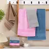 Toalla Mediana de Fibra de Bambú 30X60 para Uso Doméstico, Toalla Facial Suave Absorbente de Gama Alta, Toalla de Baño, Toalla Escolar, Exportación al por Mayor