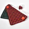 Bandana para mascotas bufanda triangular DIY con estampados de dibujos animados impresos y bordados a doble cara, pañuelo para el cuello de perro, pañuelo para el cuello de gato, transfronterizo