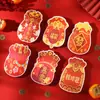 2025 Ano Novo Festival da Primavera Vento de Hong Kong Envelope Vermelho Paz Feliz Aniversário Caixa de Presente com Bênção Envelope Vermelho Ano do Serpente