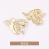 Broche de metal ondulado, broche corsage retrô da moda, acessório de roupa, pino anti-exposição