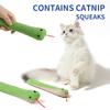 Juguete para Gatos Pequeño Serpiente Verde de Peluche Juguete de Serpiente Verde Simulado Juguete Mordaza de Serpiente Verde Autoentretenimiento Alivio del Aburrimiento Juguete de Papel Arrugado con Hierba Gatera