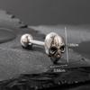 Henson Acero Inoxidable Joyería para Piercings Fundición Cabeza de Calavera Anillo para la Lengua Comercio Exterior Europeo y Americano Comercio Electrónico Transfronterizo Suministro