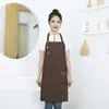 Delantal Estilo Nuevo, Impermeable y a Prueba de Aceite Personalizado, Impreso con Publicidad, Ropa de Trabajo, Estilo Delgado de Verano, Resistente a Manchas, Ajustable, Venta al por Mayor Transfronteriza