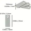 Venta al por mayor transfronteriza Acero inoxidable Material láser en blanco Logo DIY Colgante de etiqueta militar de acero inoxidable Etiqueta redonda larga en tira