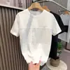 Camiseta de manga corta de seda de hielo para hombre, de verano, fina, holgada, de media manga, con cuello redondo, estilo montañés, ropa informal de moda.