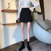 Verano 2022 Nuevo Falda Corta Casual de Cintura Alta con Tirante Irregular Adelgazante Falda Pantalón Ancho de Pierna Suelta Todo Fósforo