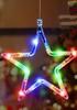 Luzes de Ventosa para Decoração de Árvore de Natal LED, Estrela Polar, Papai Noel, Boneco de Neve, Sino, Venda Quente Transfronteiriça, Atmosfera Festiva