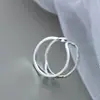 Nafuge Joyería de Plata al por Mayor Dedo Índice Anillo Ancho Abierto de Plata de Ley 925 Anillo de Plata de Ley de Moda para Mujer