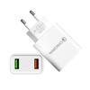 Carregador multiporta para celular 2USB de alto brilho 5V2A12w adaptador de energia cabeça de carregamento de parede regulamentos europeus e americanos