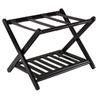 Portaequipaje de Hotel Spot Color Natural Modelo Engrosado Hogar Famoso Nanzhu Plegable Portaequipaje Estante de Almacenamiento para Dormitorio
