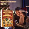 Calendario de Adviento 2025 Musical de Broadway Caja Sorpresa 24 Días Logo Personaje Musical Caja de Regalo Coleccionable