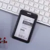 Porta-Cartão Deslizante para Crachá de Trabalho, Crachá de Identificação, Porta-Crachá de Fábrica, Cartão de Campus Estudantil, Cartão de Ônibus, Cartão de Refeição E18