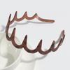 Nova Moda Quente Design Simples de Personalidade Linha de Leopardo Cabeça Dentada Faixa de Cabeça Combinável Topo Craniano Faixa de Cabeça Acessórios de Cabelo