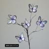 Rama seca de red dead mariposa rama seca planta de simulación flor de simulación boda proyecto de paisaje para el hogar decoración suave fotografía